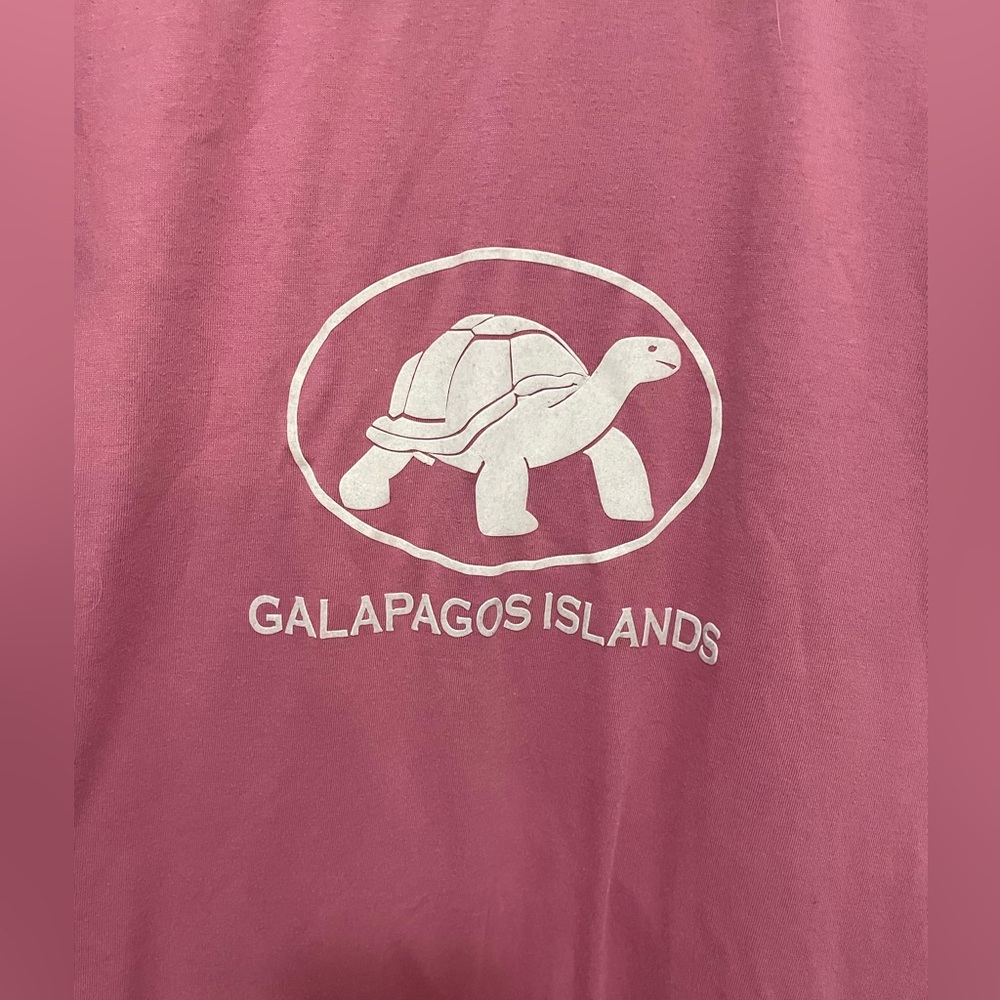 ⚡️5/$25- Galapagos Islands Pink 🐢logo tshirt dress